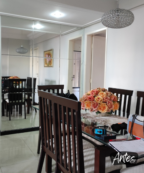 Antes - Sala e Cozinha - Parque Bela vista (1)